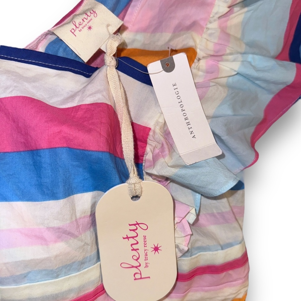 Anthropologie Plenty by Tracy Reese Rainbow Stripe Maxi‎ Dress (NWT) - Picture 7 of 7